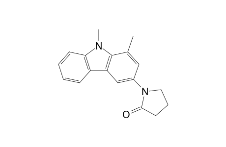 1,9-Dimethyl-3-(2-oxopyrrolidin-1-yl)carbazole