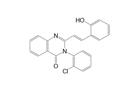 3-(2-chlorophenyl)-2-[(E)-2-(2-hydroxyphenyl)ethenyl]-4(3H)-quinazolinone