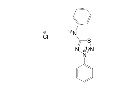 3-PHENYL-5-PHENYLAMINO-1,2,3,4-THATRIAZOLIUM_CHLORIDE