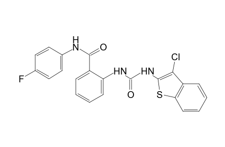 1-(3-chlorobenzo[b]thien-2-yl)-3-{o-[(p-fluorophenyl)carbamoyl]phenyl}urea