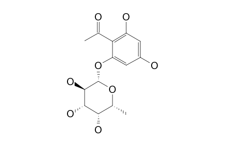 PHLORACETOPHENONE-2'-O-(6-DEOXY-BETA-L-GALACTOPYRANOSIDE)