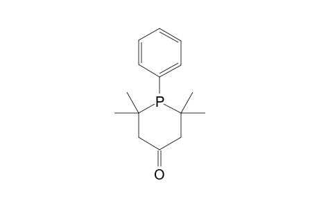 2,2,6,6-Tetramethyl-1-phenyl-4-phosphorinanone