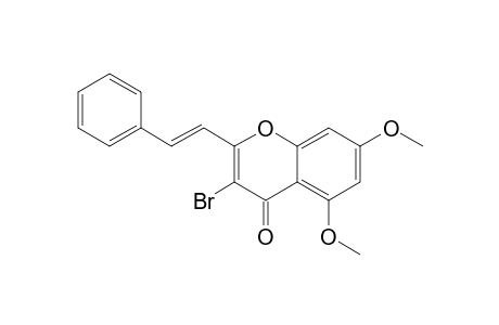 (E)-3-Bromo-5,7-dimethoxy-2-styryl-4H-chromen-4-one