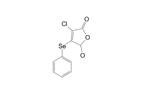 3-CHLORO-4-PHENYLSELENO-5-HYDROXY-2-(5-H)-FURANONE