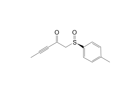 (R)-1-(p-Tolylsulfinyl)-3-pentyn-2-one