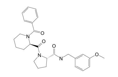 (S)-1-((R)-1-Benzoylpiperidine-2-carbonyl)-N-(3-methoxybenzyl)pyrrolidine-2-carboxamide