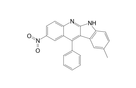 11-Phenyl-9-methyl-2-nitro-6H-indolo[2,3-b]quinoline