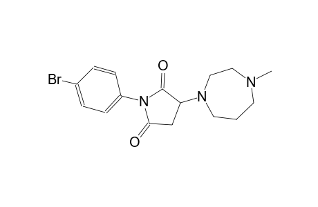2,5-pyrrolidinedione, 1-(4-bromophenyl)-3-(hexahydro-4-methyl-1H-1,4-diazepin-1-yl)-