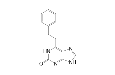 1,9-Dihydro-6-[2-(phenyl)ethyl]-2H-purin-2-one