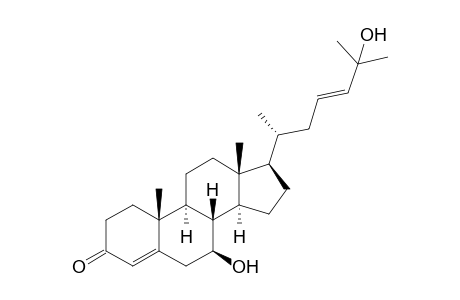 7.beta.,25-Dihydroxycholesta-4,23-dien-3-one