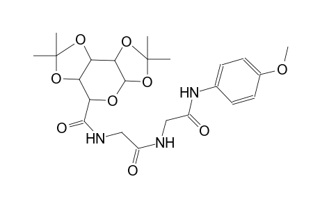 (3aR,5aR,8aS,8bR)-N-(2-((2-((4-methoxyphenyl)amino)-2-oxoethyl)amino)-2-oxoethyl)-2,2,7,7-tetramethyltetrahydro-3aH-bis([1,3]dioxolo)[4,5-b:4',5'-d]pyran-5-carboxamide