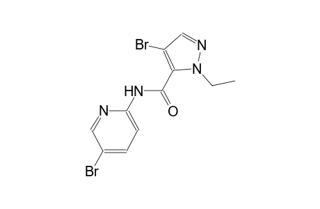 4-bromo-N-(5-bromo-2-pyridinyl)-1-ethyl-1H-pyrazole-5-carboxamide