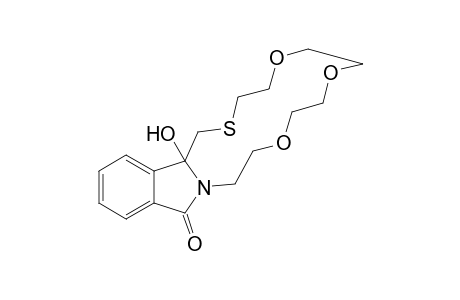 9-Hydroxy-1-aza-14,17,20-trioxa-11-thiatricyclo[13.7.0.0(3,8)]docosan-3,5,7-trien-2-one
