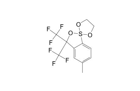 Spiro[3H-2,1-benzoxathiole-1,2'-[1,3,2]dioxathiolane], 5-methyl-3,3-bis(trifluoromethyl)-