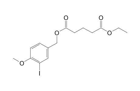 Glutaric acid, ethyl 3-iodo-4-methoxybenzyl ester