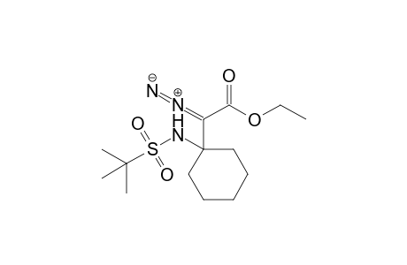Ethyl 2-Diazo-2-{[1'-(tert-butylsulfonyl)amino]cyclohexyl}acetate