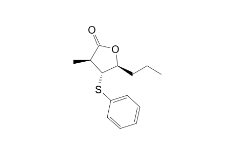 (2S,3R,4S)-2-Methyl-3-phenylsulfanyl-4-propyl-4-butanolide