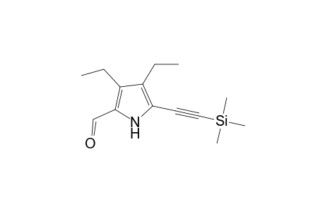 3,4-Diethyl-2-formyl-5-[(trimethylsilyl)ethynyl]pyrrole