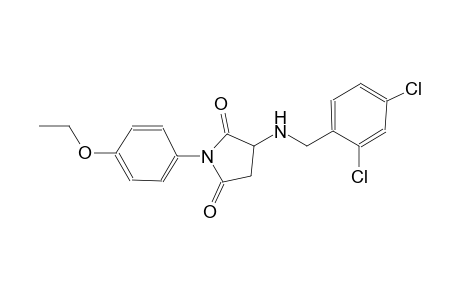 2,5-pyrrolidinedione, 3-[[(2,4-dichlorophenyl)methyl]amino]-1-(4-ethoxyphenyl)-