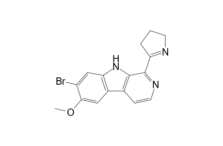 7-bromanyl-1-(3,4-dihydro-2H-pyrrol-5-yl)-6-methoxy-9H-pyrido[3,4-b]indole