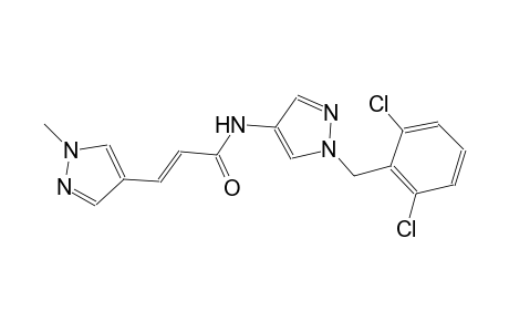 (2E)-N-[1-(2,6-dichlorobenzyl)-1H-pyrazol-4-yl]-3-(1-methyl-1H-pyrazol-4-yl)-2-propenamide