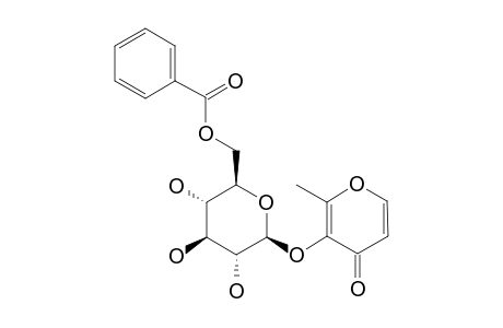 MALTOL-3-O-[6'-O-BENZOATE-(BETA-D-GLUCOPYRANOSIDE)]