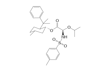 N-((2R)-N'-p-Toluenesulphonylisopropyloxyglycine)-8-(R)-phenylmenthyl ester