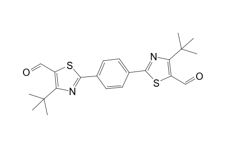 2,2'-(1,4-Phenylene)-bis[4"-(t-butyl)thiazole-5"-carbaldehyde]