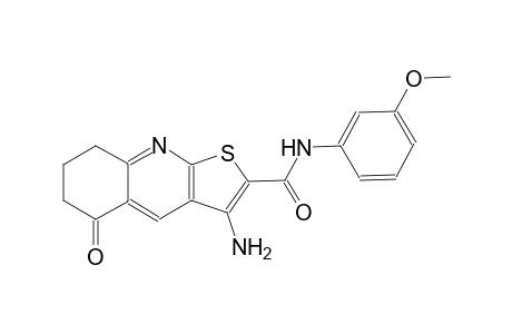 thieno[2,3-b]quinoline-2-carboxamide, 3-amino-5,6,7,8-tetrahydro-N-(3-methoxyphenyl)-5-oxo-