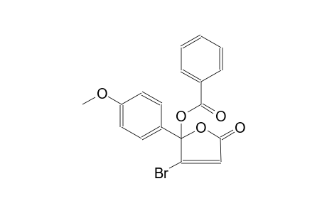 3-bromo-2-(4-methoxyphenyl)-5-oxo-2,5-dihydro-2-furanyl benzoate