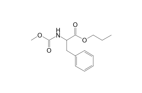 l-Phenylalanine, N-methoxycarbonyl-, propyl ester
