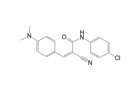 (2Z)-N-(4-chlorophenyl)-2-cyano-3-[4-(dimethylamino)phenyl]-2-propenamide