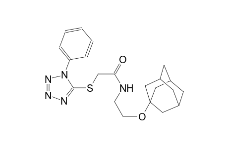 acetamide, 2-[(1-phenyl-1H-tetrazol-5-yl)thio]-N-[2-(tricyclo[3.3.1.1~3,7~]dec-1-yloxy)ethyl]-
