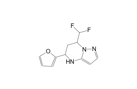 7-(difluoromethyl)-5-(2-furyl)-4,5,6,7-tetrahydropyrazolo[1,5-a]pyrimidine