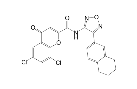 4H-1-benzopyran-2-carboxamide, 6,8-dichloro-4-oxo-N-[4-(5,6,7,8-tetrahydro-2-naphthalenyl)-1,2,5-oxadiazol-3-yl]-
