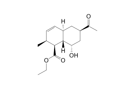 Ethyl (1S,2S,4aR,6R,8S,8aS)-1,2,4a,5,6,7,8,8a-Octahydro-8-hydroxy-2-methyl-6-(1-oxoethyl)naphthalene-1-carboxylate
