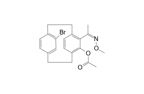 4-Acetoxy-5-acetyl-O-methyloxime-12-bromo[2.2]-paracyclophane