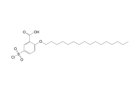 5-(chlorosulfonyl)-2-(hexadecyloxy)benzoic acid