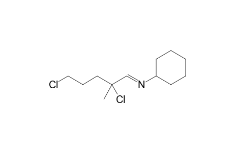 N-(2,5-Dichloro-2-methylpentylidene)cyclohexylamine