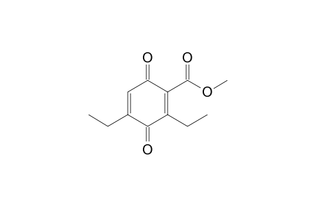 Methyl 3,5-diethyl-p-benzoquinone-2-carboxylate