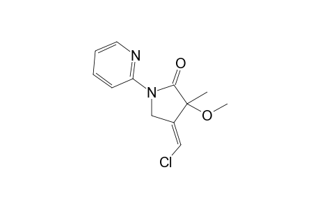 (E)-N-(2-Pyridyl)-4-chloromethylen-3-methoxy-3-methyl-2-pyrrolidinone