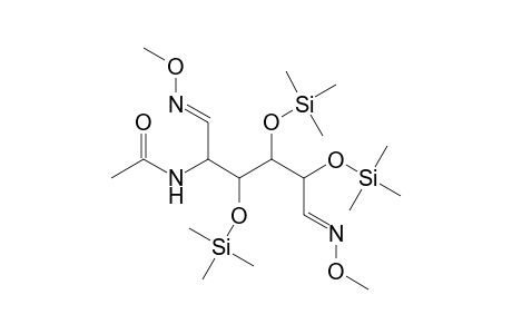 2-Desoxy-2-N-acetylamido-arabino-hexodialdose, bis(methoxime), tris(O-trimethylsilyl)