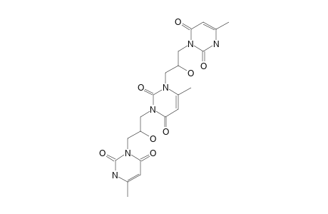 1,3-bis[3-(2,6-diketo-4-methyl-3H-pyrimidin-1-yl)-2-hydroxy-propyl]-6-methyl-pyrimidine-2,4-quinone