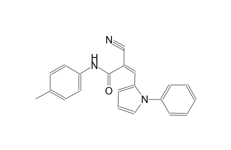 (2Z)-2-cyano-N-(4-methylphenyl)-3-(1-phenyl-1H-pyrrol-2-yl)-2-propenamide