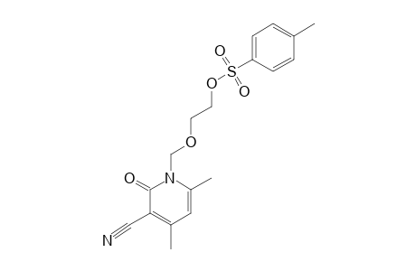 4,6-DIMETHYL-1-(2-O-PARA-TOLYLSULFONYLETHOXYMETHYL)-2-OXO-1,2-DIHYDROPYRIDINE-3-CARBONITRILE