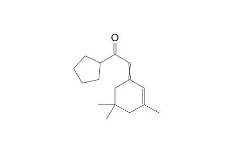 1'-Cyclopentyl-2'-(3,5,5-trimethyl-2-cyclohexen-1-ylidene)-1'-ethanone