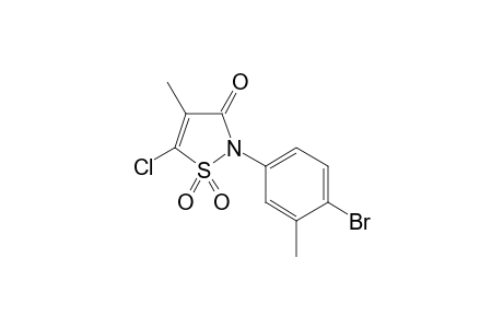 Isothiazol-3(2H)-one, 2-(4-bromo-3-methylphenyl)-5-chloro-4-methyl-, 1,1-dioxide