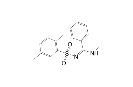 2,5-Dimethyl-N-[(E)-(methylamino)(phenyl)methylidene]benzenesulfonamide