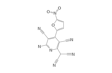 2-amino-6-(dicyanomethyl)-4-(5-nitro-2-furyl)dinicotinonitrile