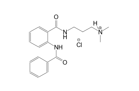 1-propanaminium, 3-[[2-(benzoylamino)benzoyl]amino]-N,N-dimethyl-, chloride